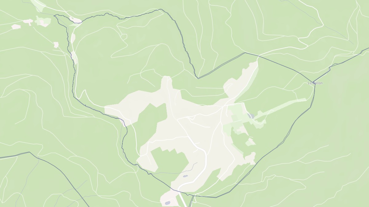 Aperçu cartographique de Belfahy, centré sur la commune