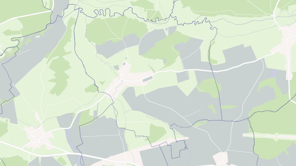 Aperçu cartographique de Beveuge, centré sur la commune