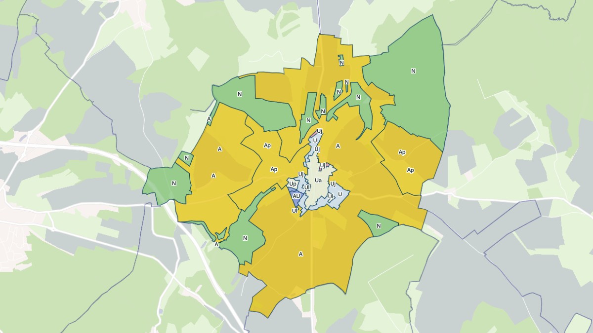 Aperçu cartographique de Bougnon, centré sur la commune