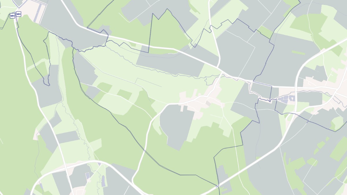 Aperçu cartographique de Bourguignon-lès-la-Charité, centré sur la commune