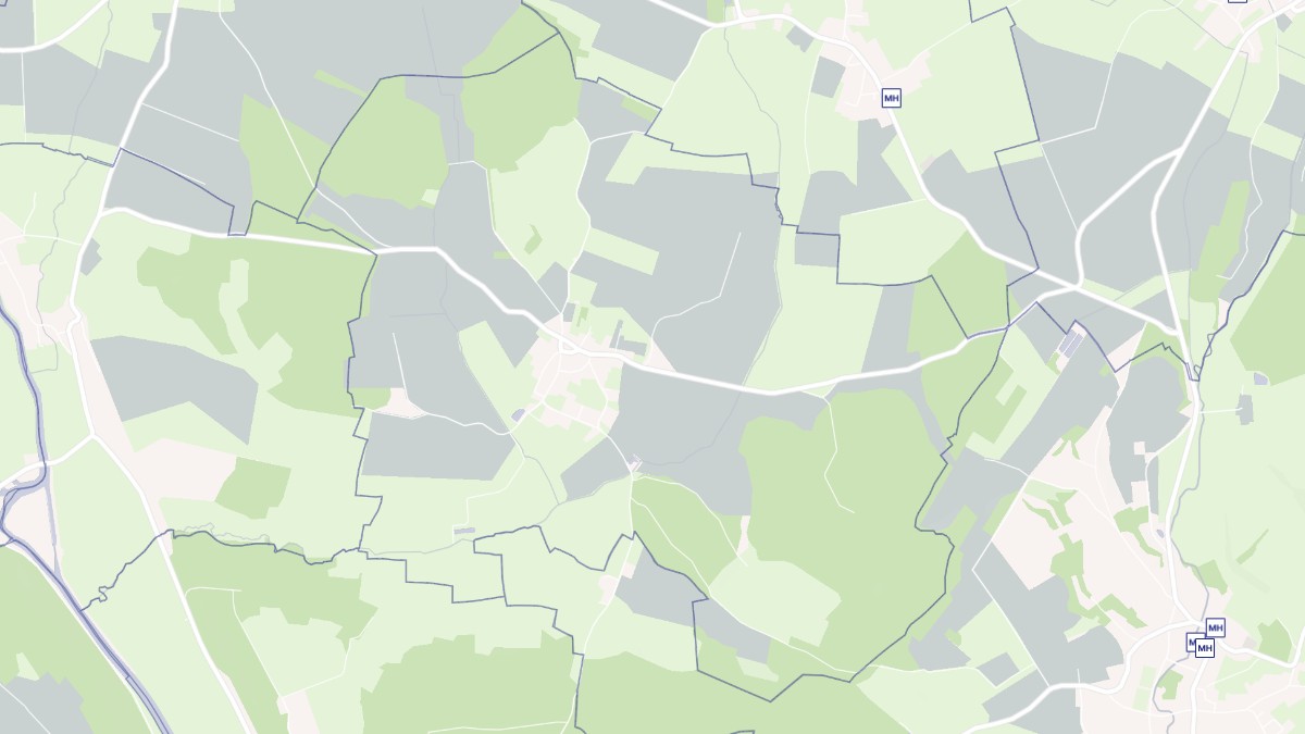 Aperçu cartographique de Buffignécourt, centré sur la commune