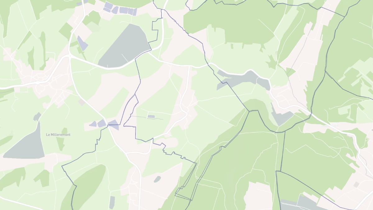 Aperçu cartographique de Chavanne, centré sur la commune