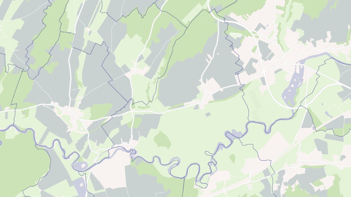 Aperçu cartographique de Chenevrey-et-Morogne, centré sur la commune
