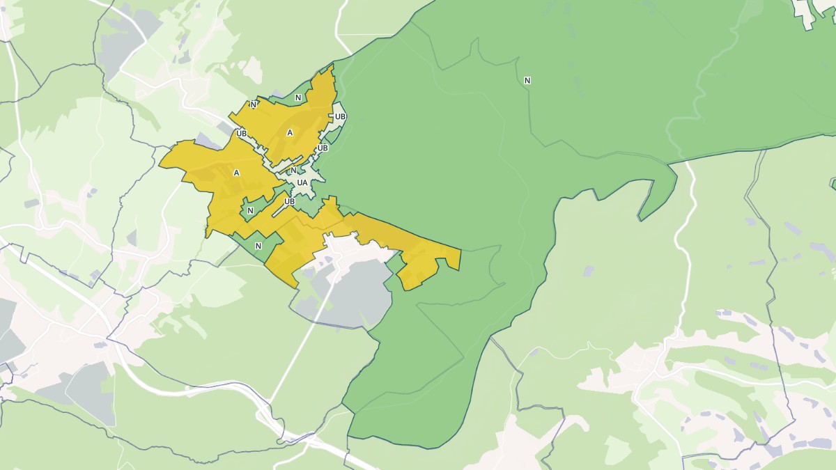 Aperçu cartographique de Clairegoutte, centré sur la commune