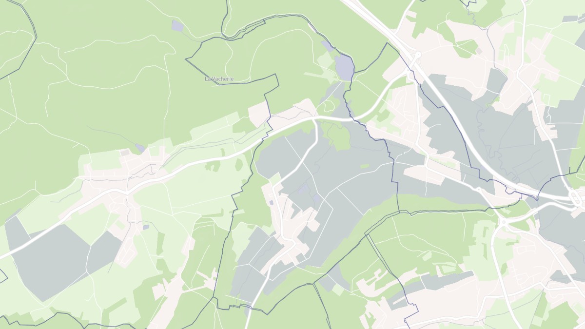 Aperçu cartographique de Coisevaux, centré sur la commune