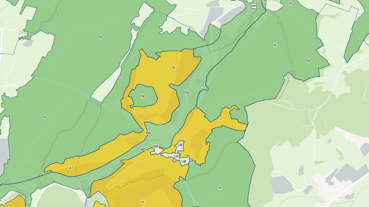 Aperçu cartographique de La Creuse, centré sur la commune