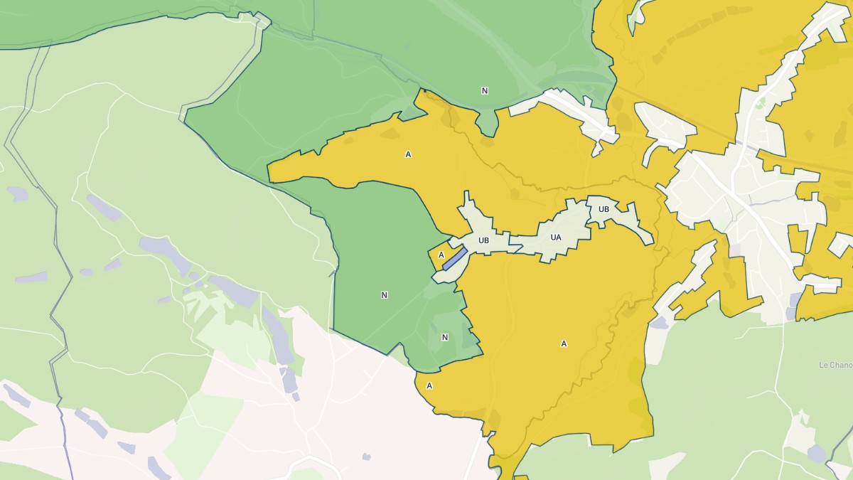 Aperçu cartographique de Échavanne, centré sur la commune