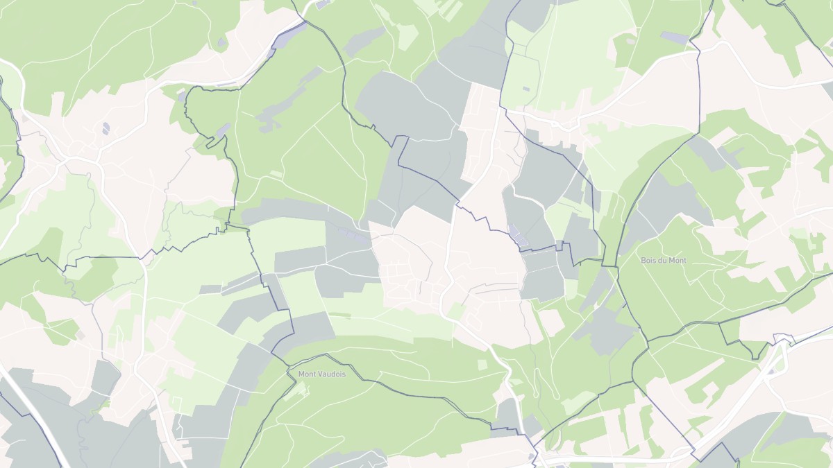 Aperçu cartographique de Échenans-sous-Mont-Vaudois, centré sur la commune