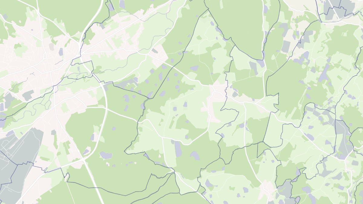 Aperçu cartographique de Esboz-Brest, centré sur la commune