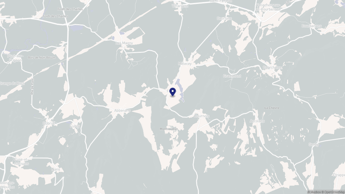 Aperçu cartographique de Fallon, centré sur la commune