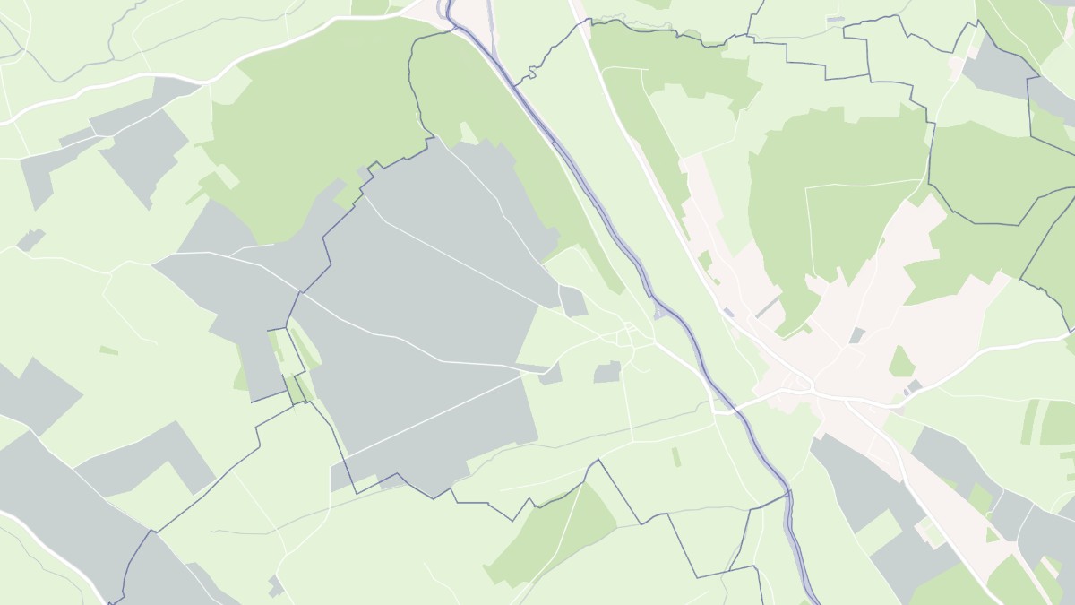 Aperçu cartographique de Fouchécourt, centré sur la commune