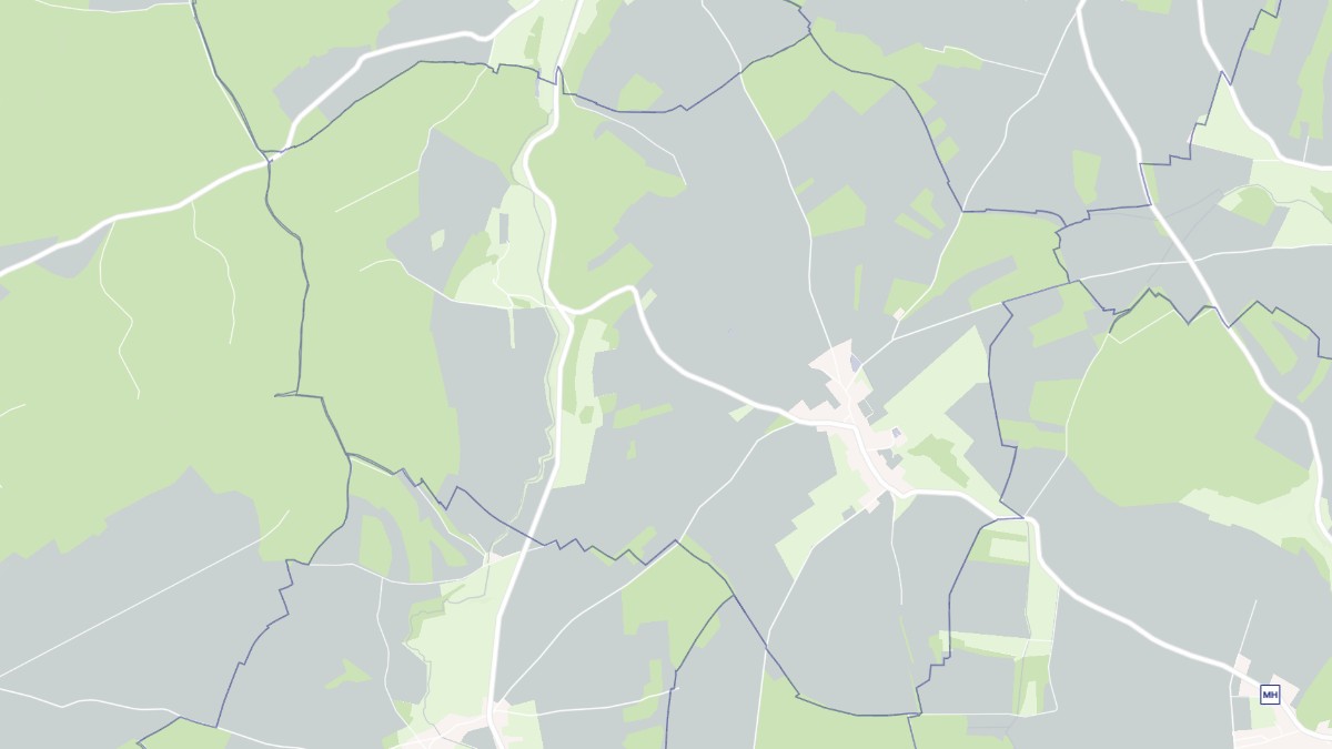 Aperçu cartographique de Francourt, centré sur la commune