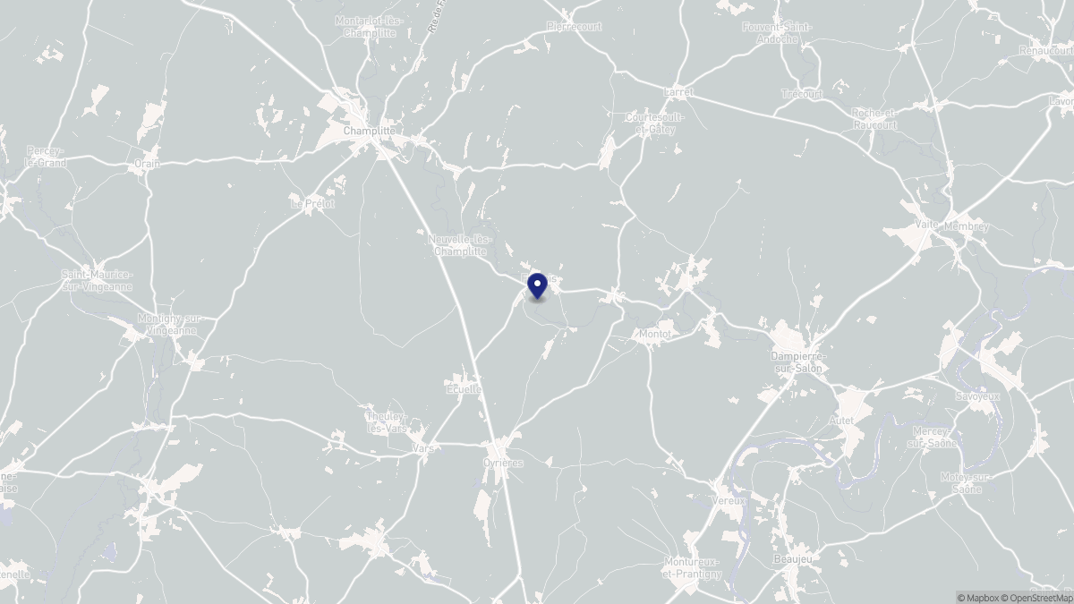 Aperçu cartographique de Framont, centré sur la commune