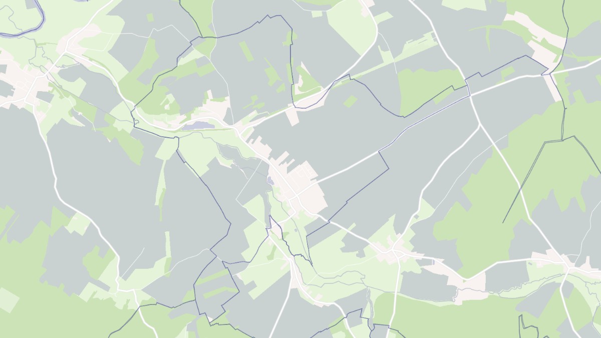 Aperçu cartographique de Fresne-Saint-Mamès, centré sur la commune