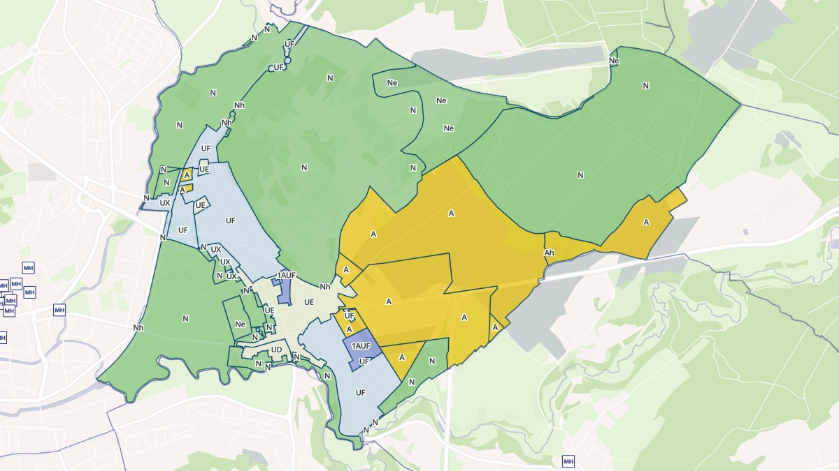 Aperçu cartographique de Frotey-lès-Vesoul, centré sur la commune