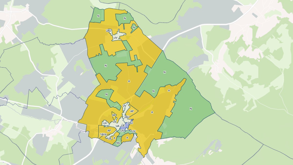 Aperçu cartographique de Grandvelle-et-le-Perrenot, centré sur la commune