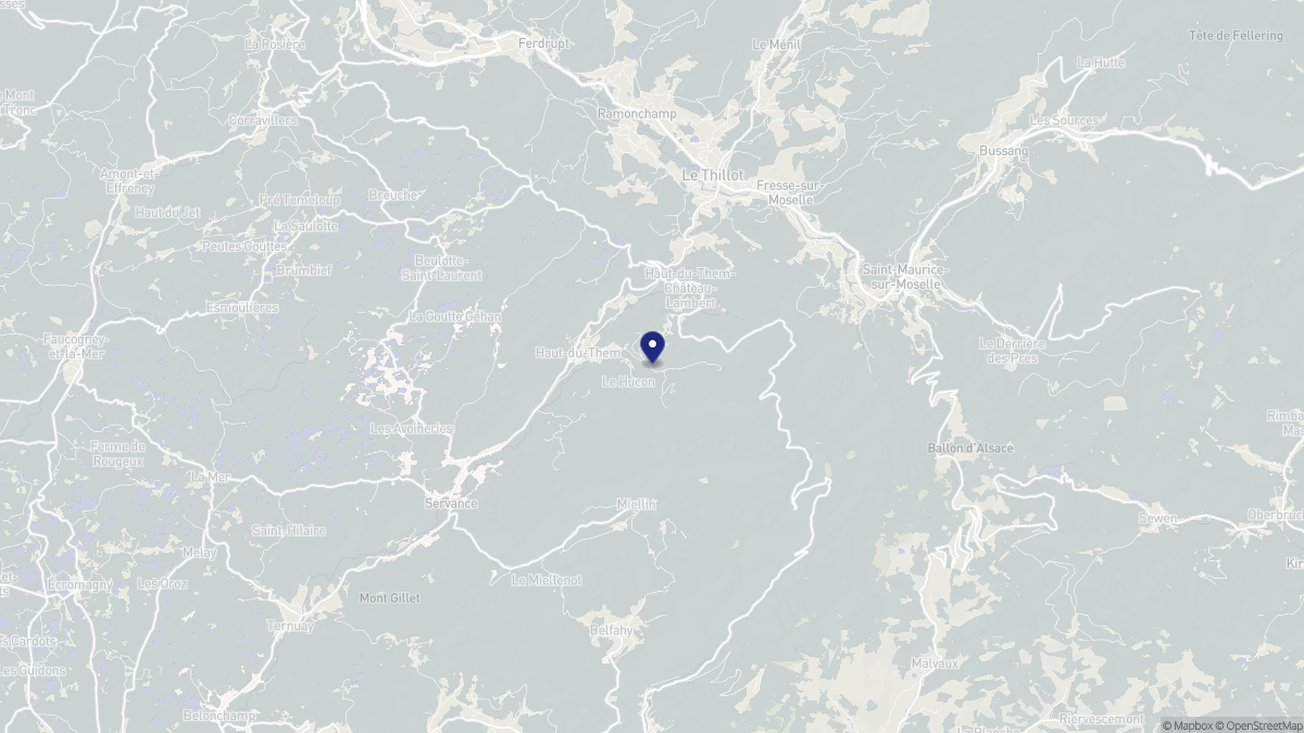 Aperçu cartographique de Haut-du-Them-Château-Lambert, centré sur la commune