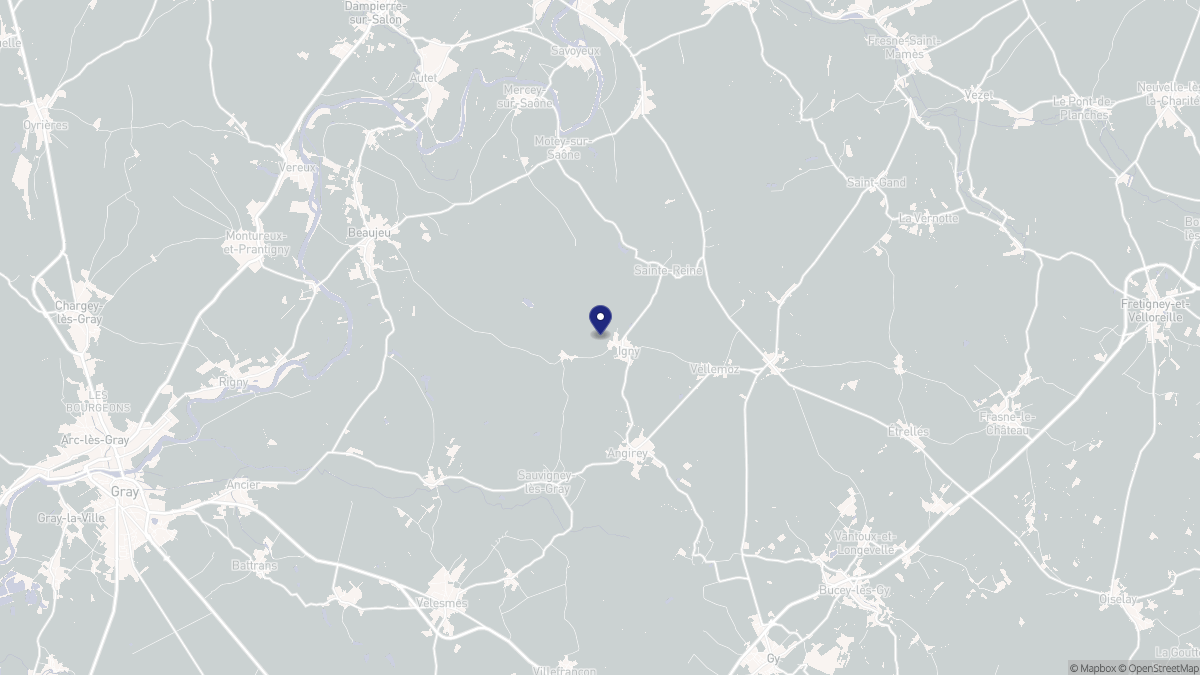 Aperçu cartographique de Igny, centré sur la commune