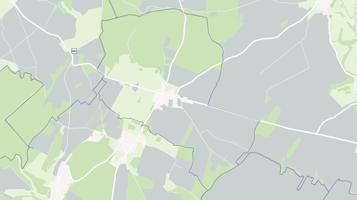 Aperçu cartographique de Larret, centré sur la commune