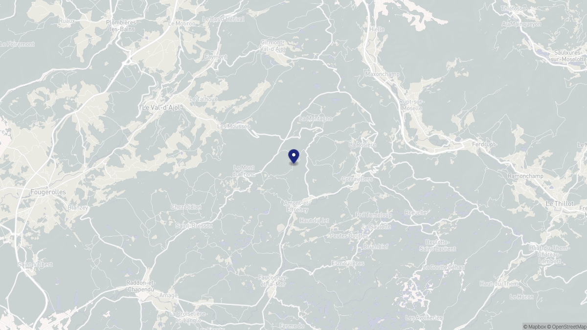 Aperçu cartographique de La Longine, centré sur la commune