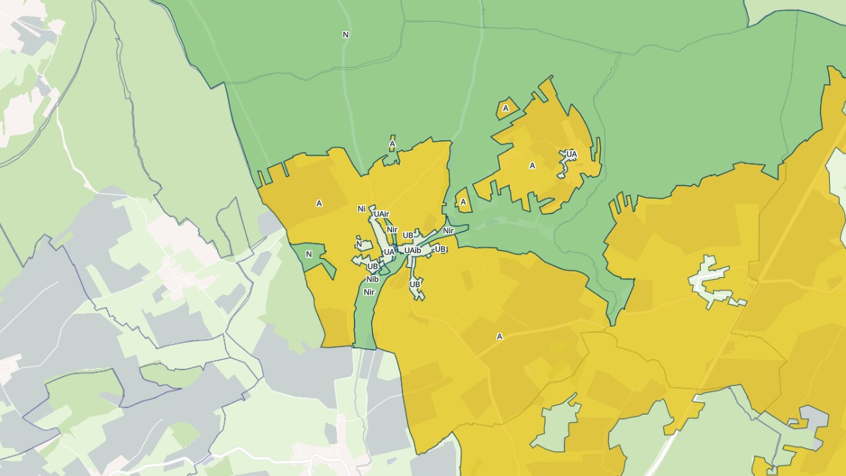 Aperçu cartographique de Mailleroncourt-Charette, centré sur la commune