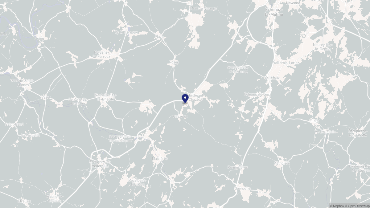 Aperçu cartographique de Mailley-et-Chazelot, centré sur la commune