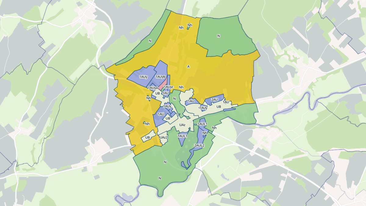 Aperçu cartographique de Marnay, centré sur la commune