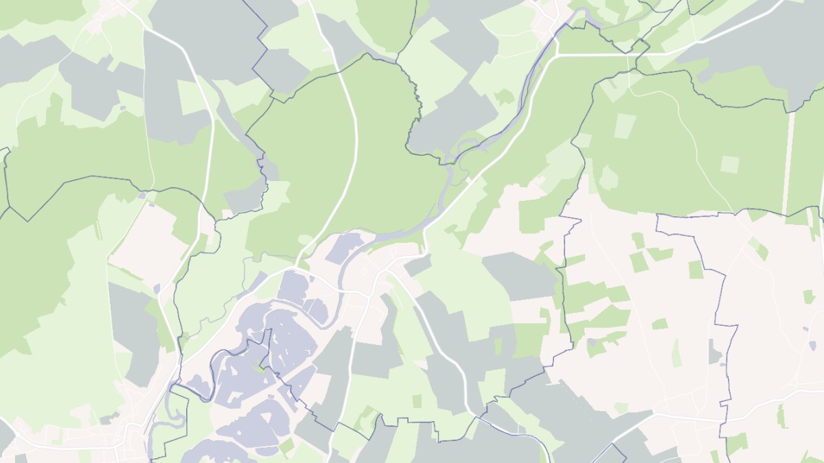 Aperçu cartographique de Mersuay, centré sur la commune