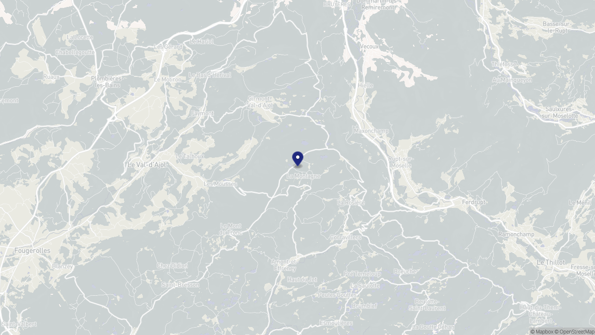 Aperçu cartographique de La Montagne, centré sur la commune
