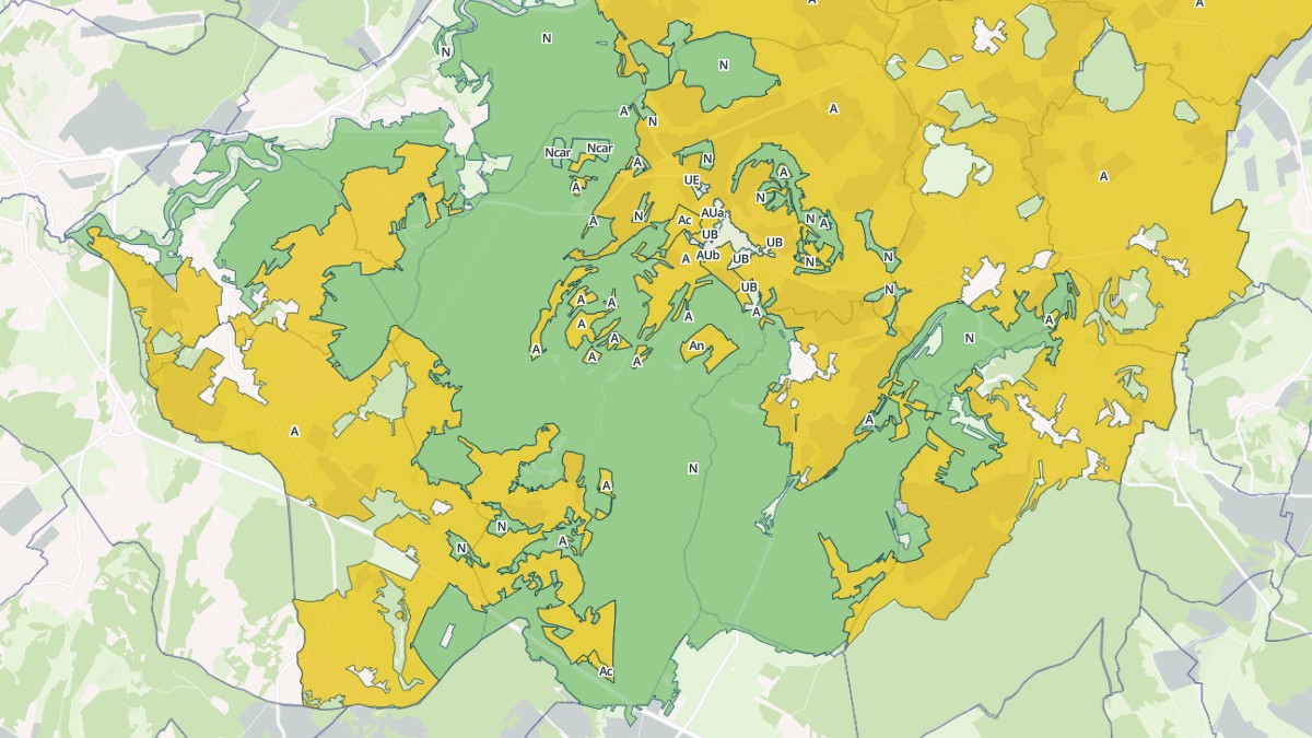 Aperçu cartographique de Noroy-le-Bourg, centré sur la commune