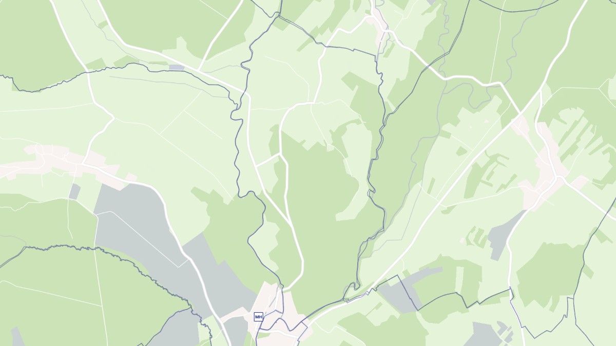 Aperçu cartographique de Plainemont, centré sur la commune