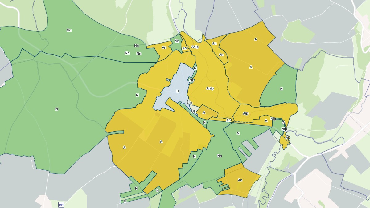 Aperçu cartographique de Pontcey, centré sur la commune