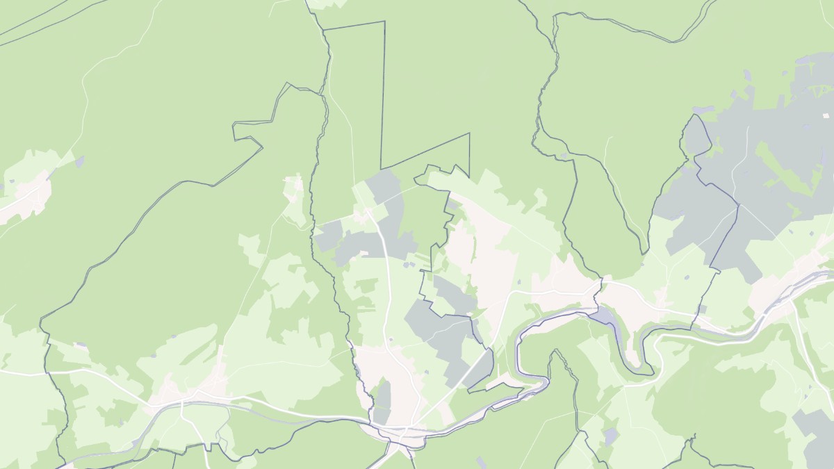 Aperçu cartographique de Pont-du-Bois, centré sur la commune