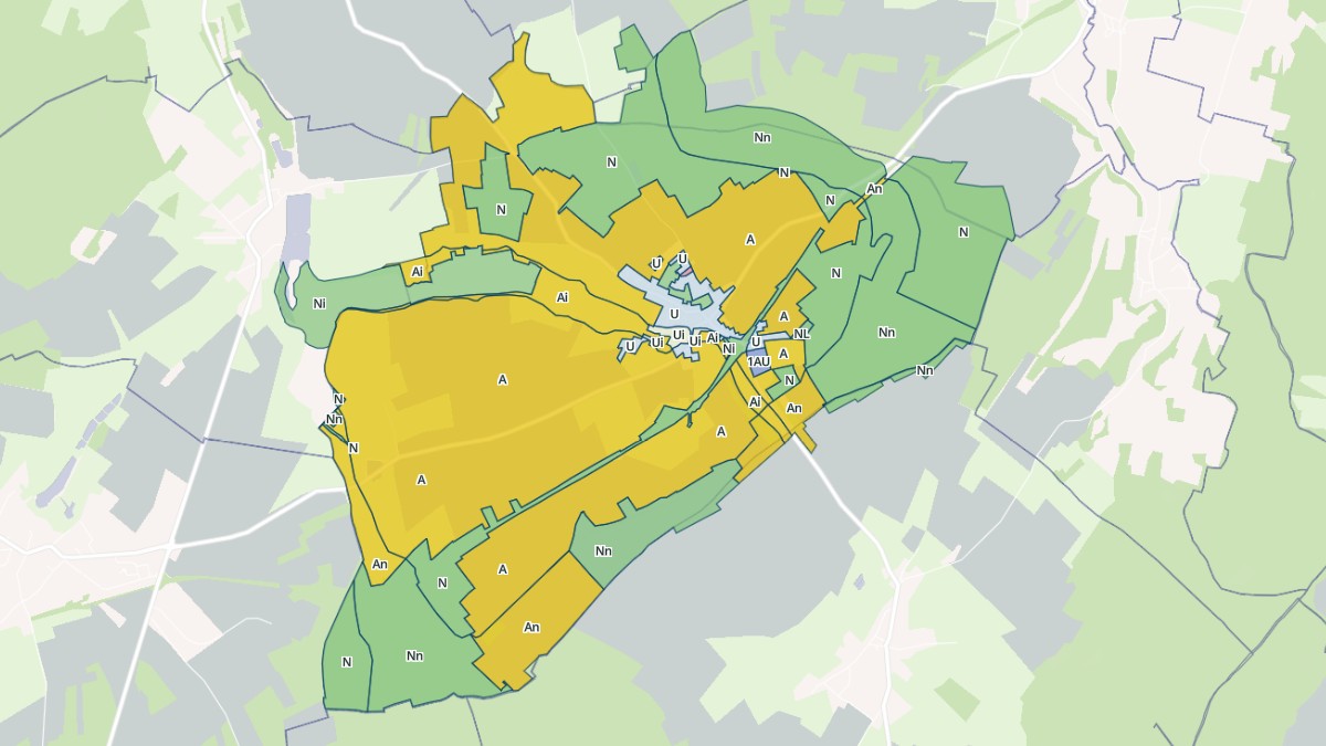 Aperçu cartographique de Raze, centré sur la commune