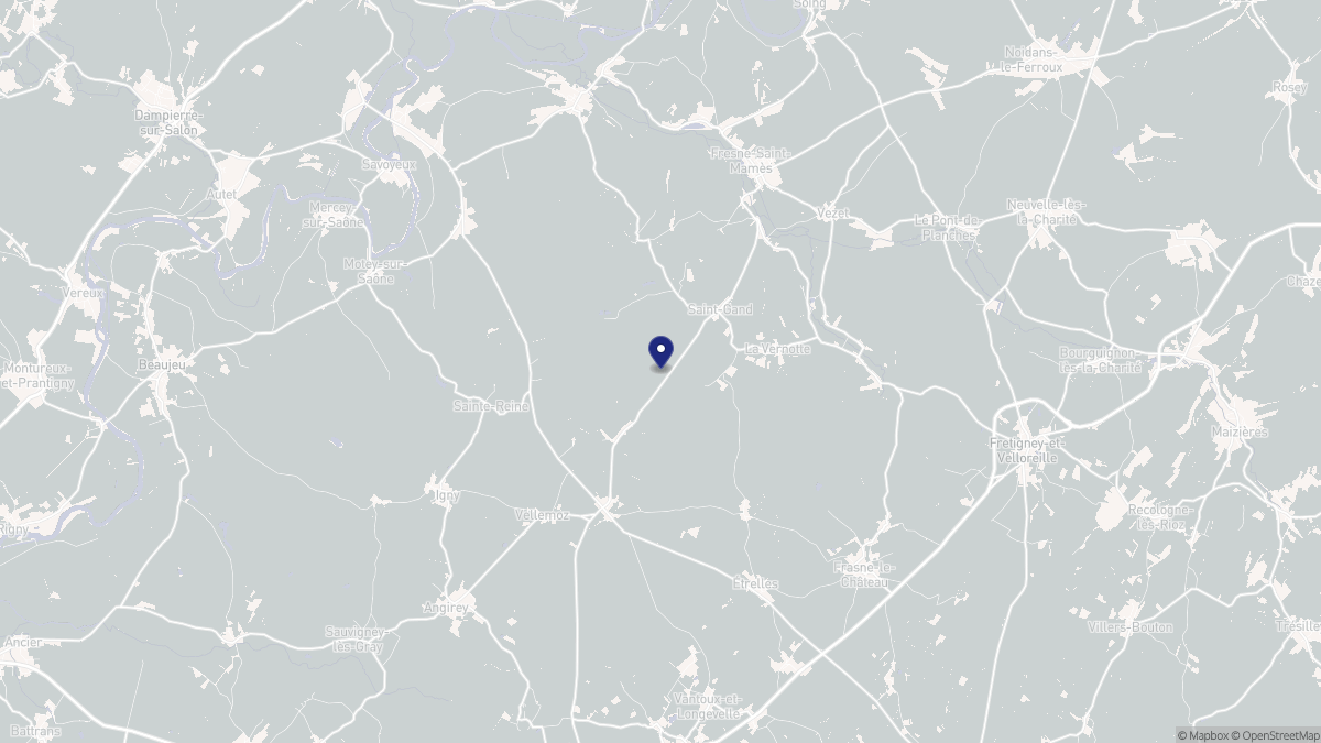 Aperçu cartographique de Saint-Gand, centré sur la commune