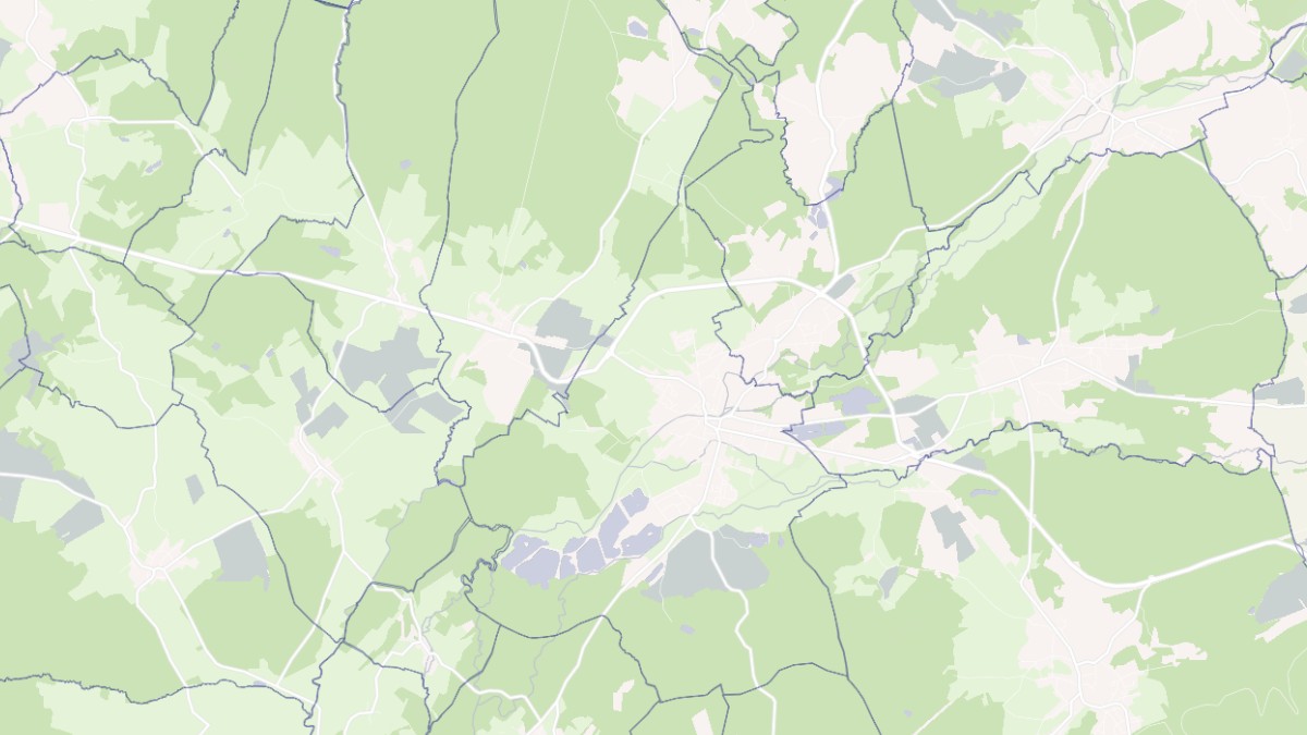 Aperçu cartographique de Saint-Loup-sur-Semouse, centré sur la commune