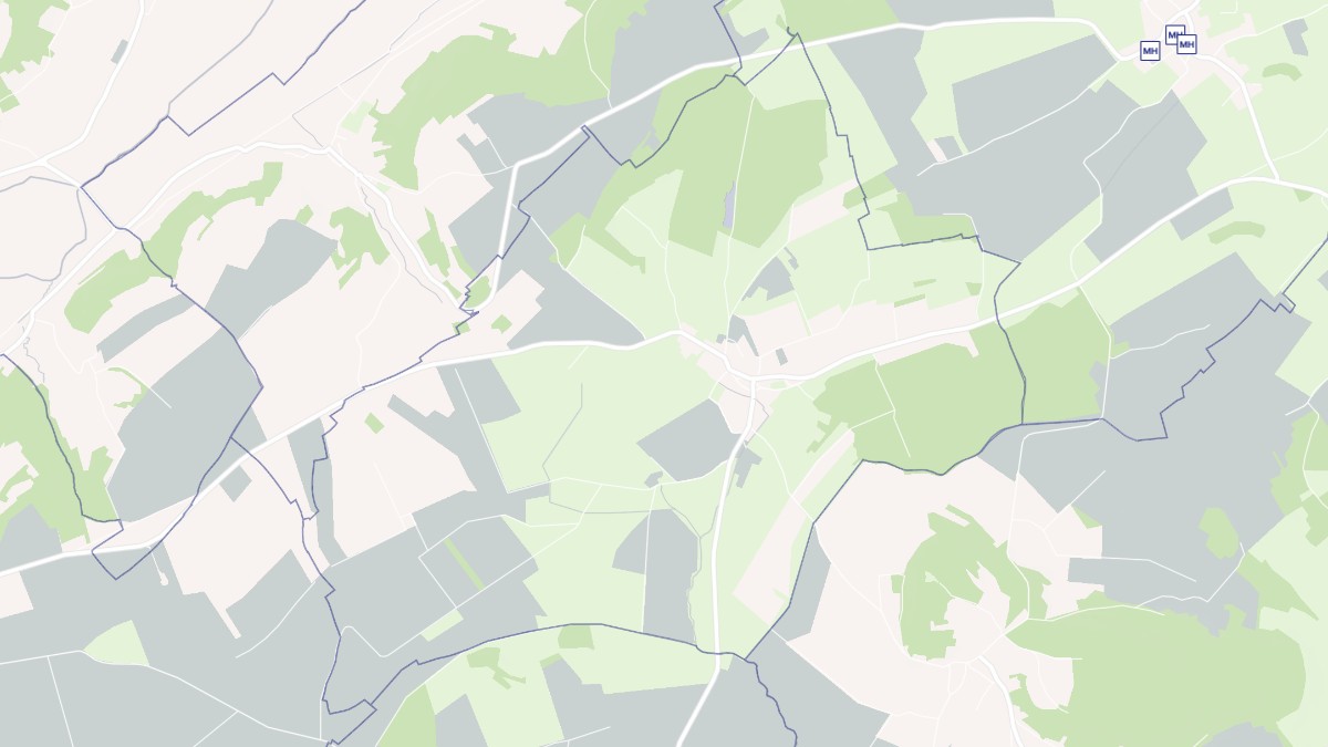 Aperçu cartographique de Saint-Marcel, centré sur la commune