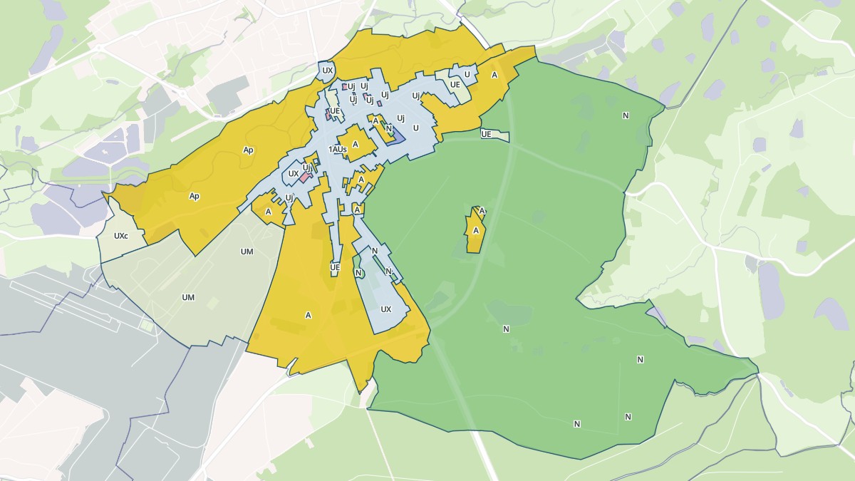 Aperçu cartographique de Saint-Sauveur, centré sur la commune