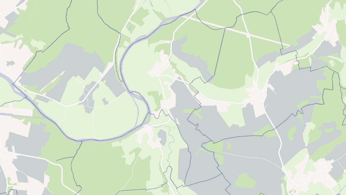 Aperçu cartographique de Vauchoux, centré sur la commune