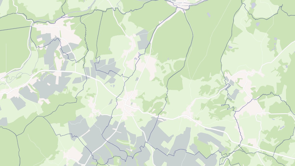 Aperçu cartographique de Vauvillers, centré sur la commune