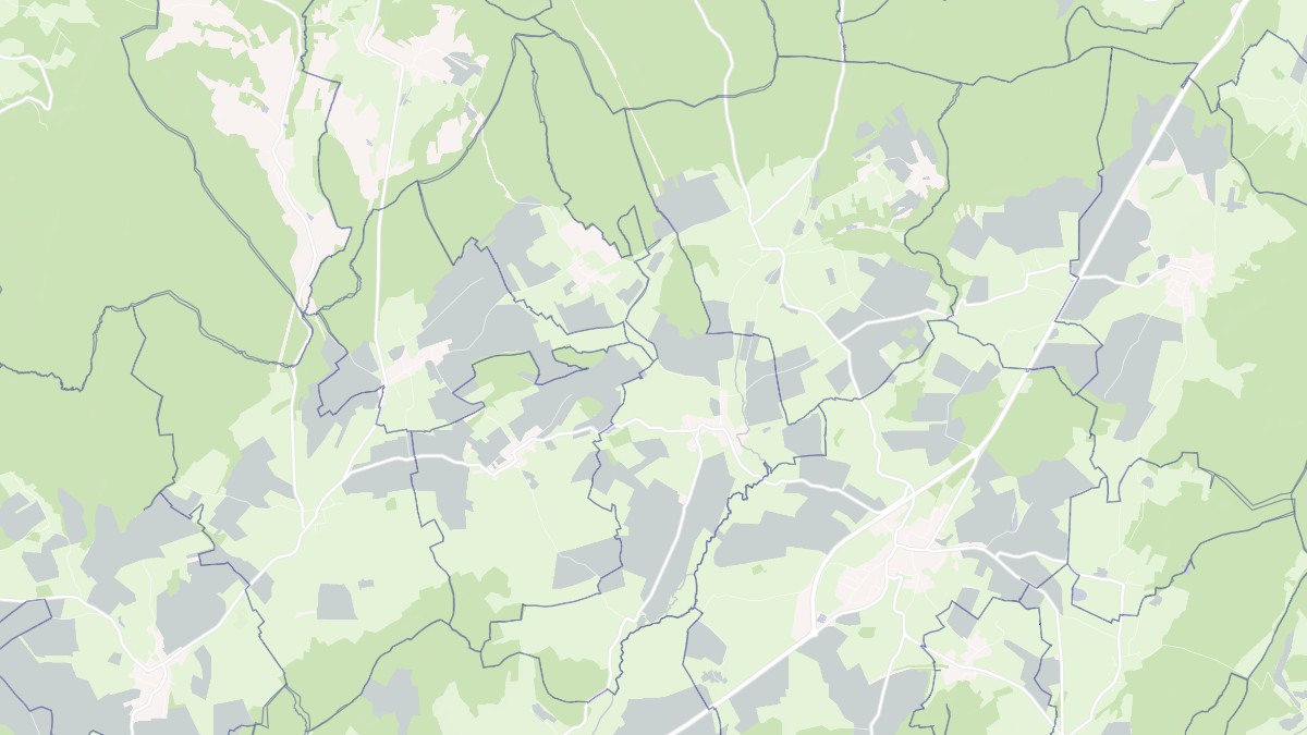 Aperçu cartographique de La Villeneuve-Bellenoye-et-la-Maize, centré sur la commune