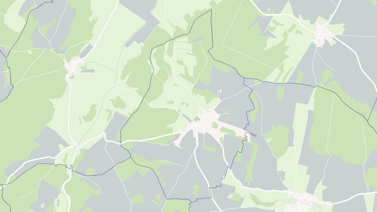 Aperçu cartographique de Villers-Vaudey, centré sur la commune