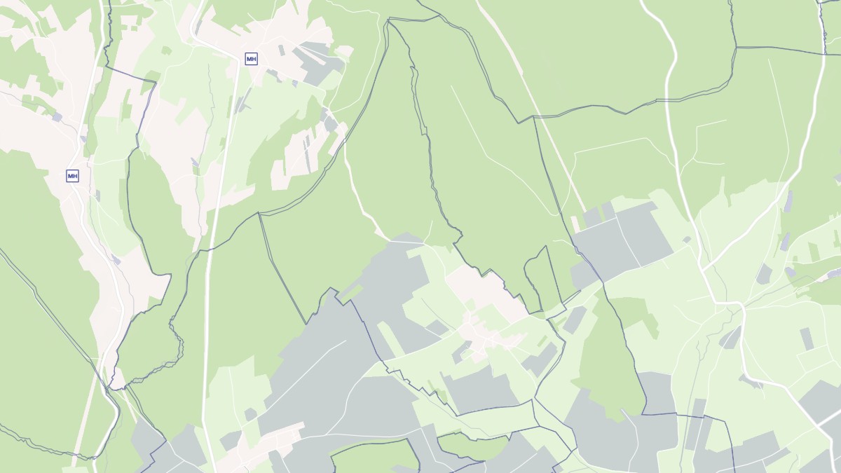 Aperçu cartographique de Vilory, centré sur la commune