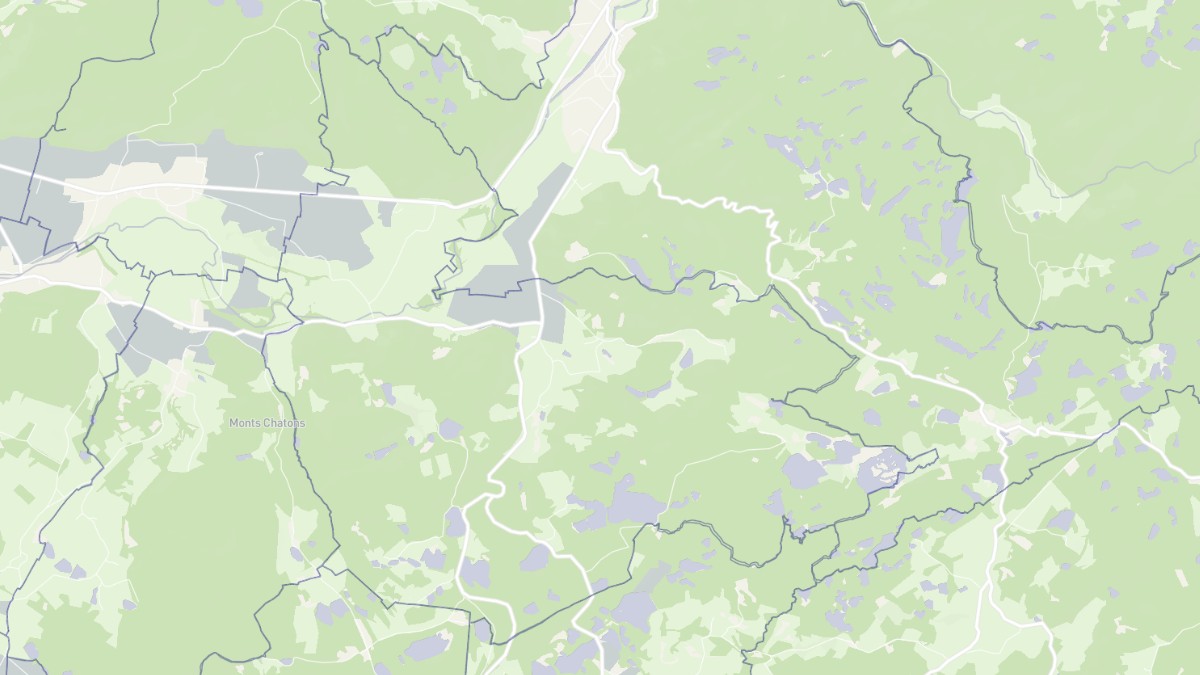 Aperçu cartographique de La Voivre, centré sur la commune