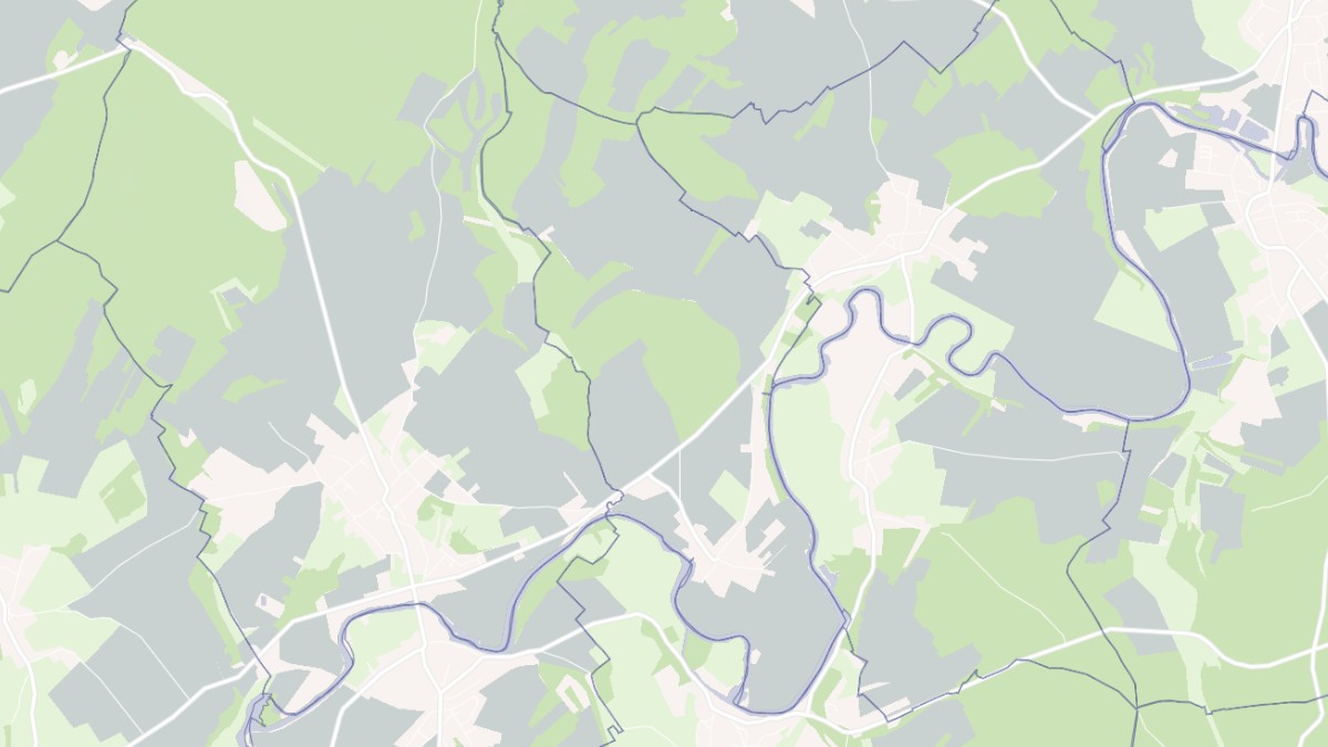 Aperçu cartographique de Vregille, centré sur la commune