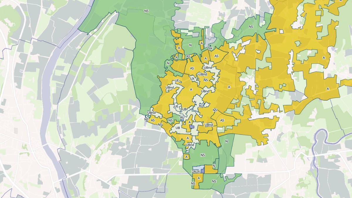 Aperçu cartographique de L'Abergement-de-Cuisery, centré sur la commune