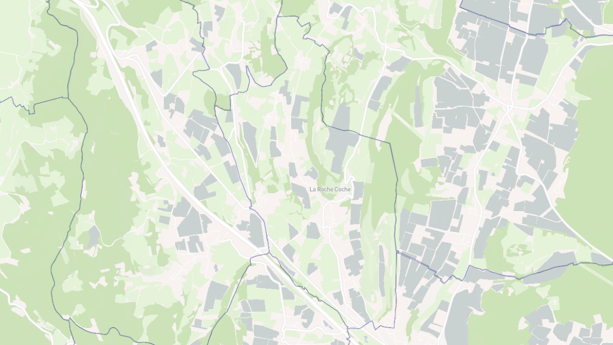 Aperçu cartographique de Berzé-la-Ville, centré sur la commune