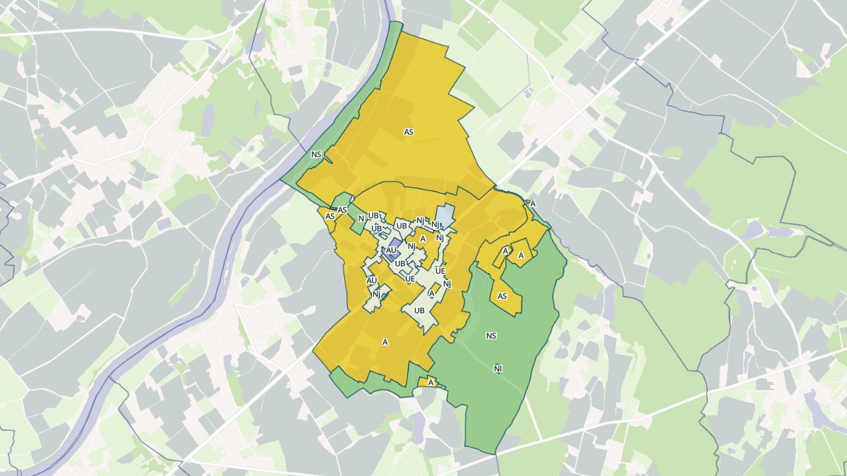 Aperçu cartographique de Bey, centré sur la commune