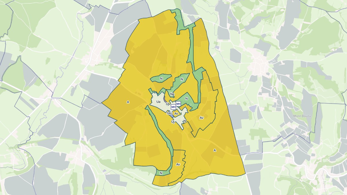 Aperçu cartographique de Bissy-sur-Fley, centré sur la commune