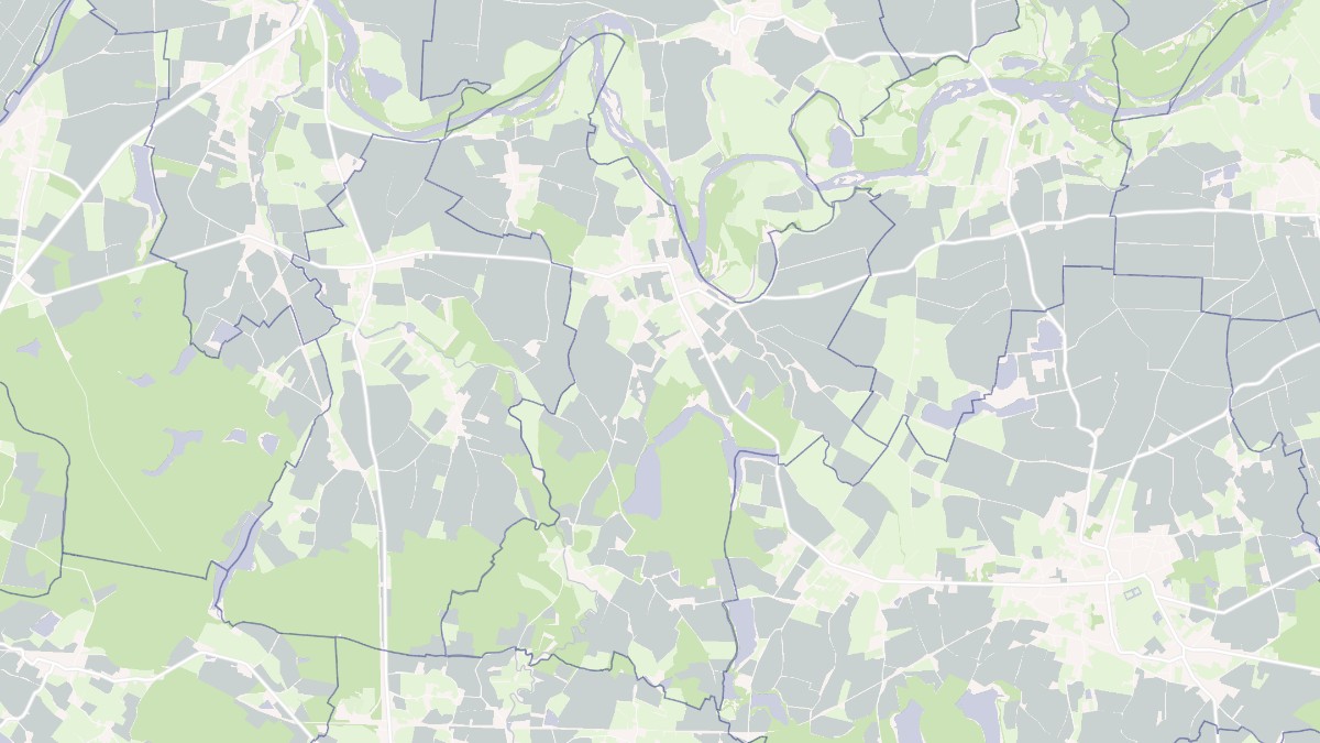 Aperçu cartographique de Charette-Varennes, centré sur la commune